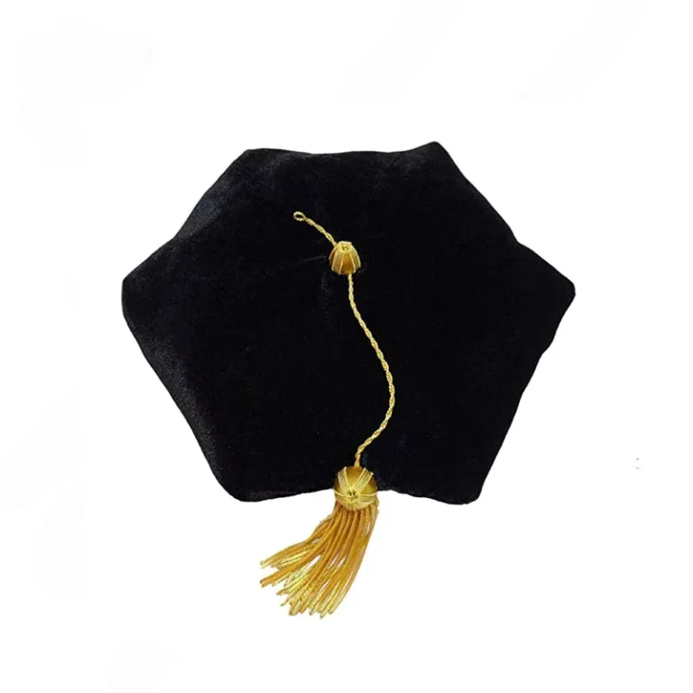 Custom-Velvet-Ny-Caps-6-Tam-Hat-Hexagon-Cap-with-Golden-Tassel-for-PhD-Graduate