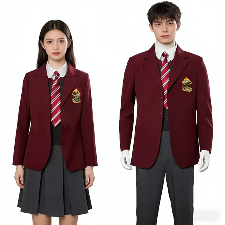 Custom-Winter-Maroon-School-Uniform-for-Girls-International-Styles-Australia-UK-USA-Germany-France-Canada-Spain