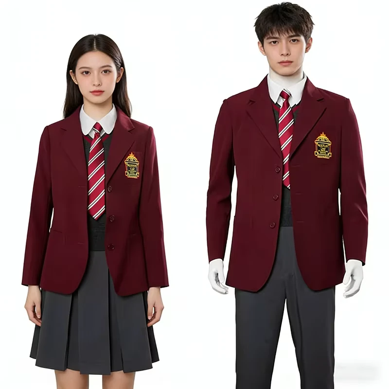 Custom-Winter-Maroon-School-Uniform-for-Girls-International-Styles-Australia-UK-USA-Germany-France-Canada-Spain