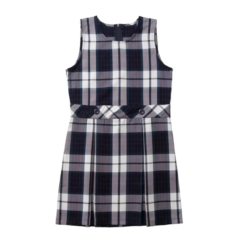 Custom-logo-Primary-Girls-Pinafore-Uniforms-Dress-School-Uniform-Girls-School-Dress