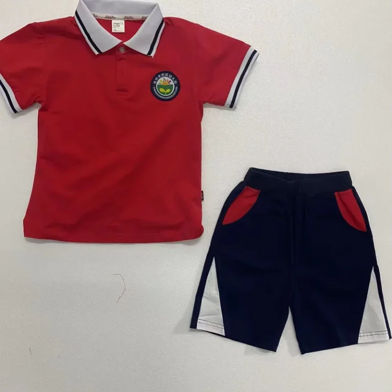 Custom-logo-Uniform-School-Boy-and-Girl-Summer-School-Uniform