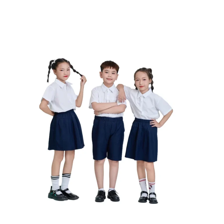 Customizable-Boys-Primary-School-Uniform-Shirt-with-Exclusive-Logo-Polyester-Cotton-Material-for-Children-of-All-Ages