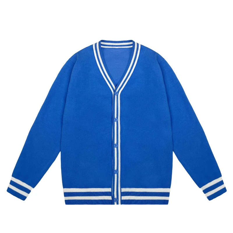 Customizable-British-Cotton-Knitted-Cardigan-Jackets-Childrens-School-Uniform-Tops-Cardigan-for-Primary-Students