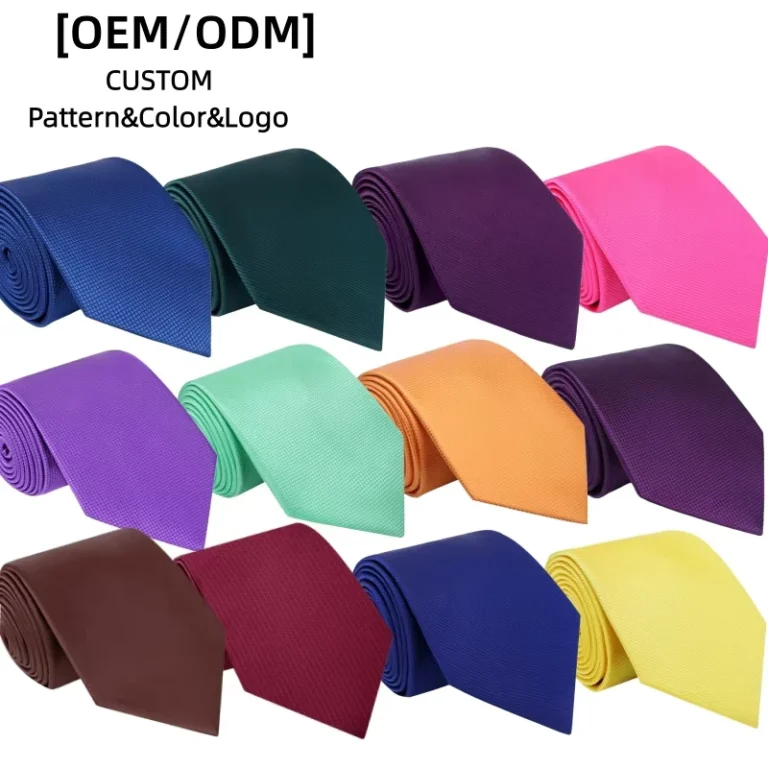 Customizable-Colorful-Floral-Eco-Friendly-Polyester-Tie-Personalized-Color-Options-Classic-Style-Wedding