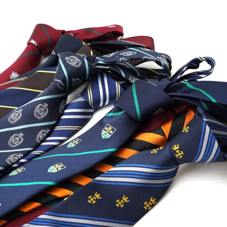 Customizable-Formal-Polyester-Logo-Necktie-Supports-Small-Batch-Orders-For-Corporate-School-Club-Use-Eco-Friendly-Fast