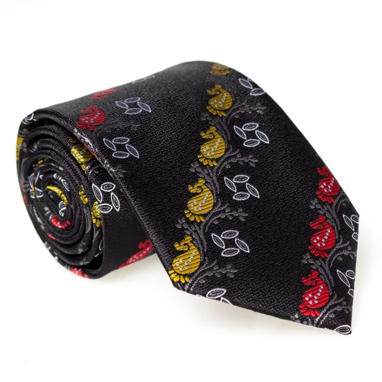 Customizable-Luxury-Paisley-Pattern-Eco-Friendly-Durable-Polyester-Tie-for-Men-with-Custom-Logo