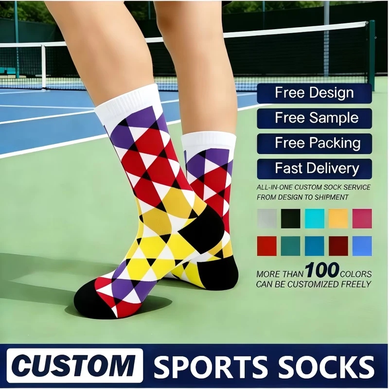 Customizable-Mens-Breathable-Socks-Combed-Cotton-Mid-calf-Student-Socks-Personalized-Skateboard-Socks-Trendy-Mens-Socks