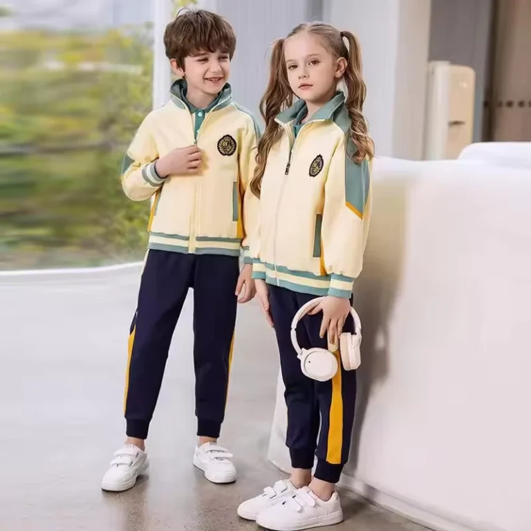 Customizable-Polyester-Cotton-Knitted-School-Uniform-Set-for-Boys-and-Girls-of-All-Ages
