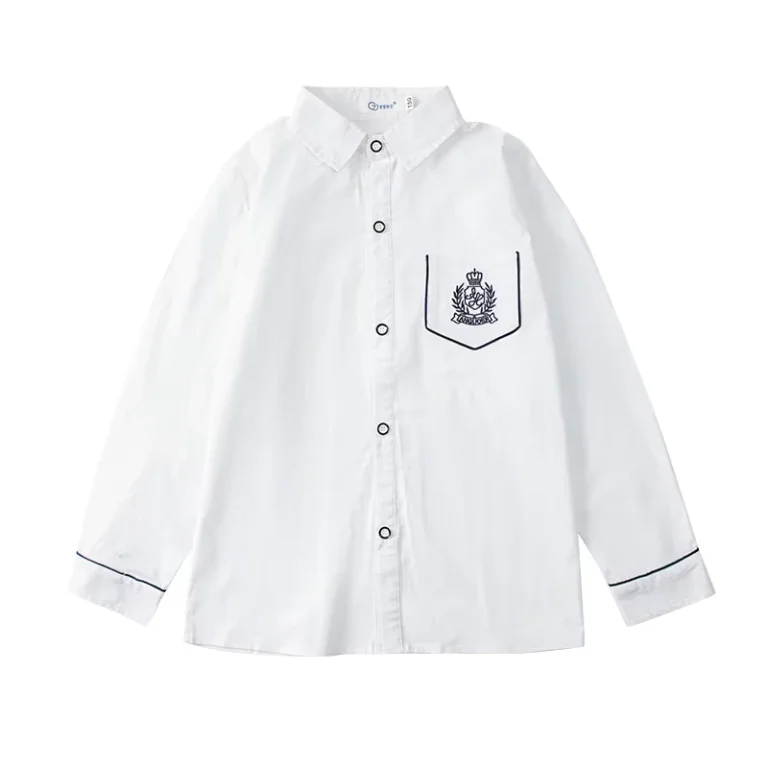 Customizable-School-Uniform-Shirt-for-Primary-Students-Kindergarten-and-Spring-Autumn-Class-Uniforms-for-Children