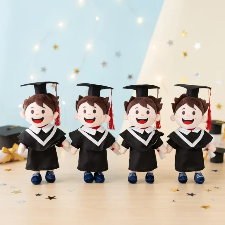 Customizable-Super-Soft-Plush-Boy-Doctor-Hat-Doll-for-Little-Graduation-Gift-Washed-for-Stress-Relief-for-Weddings