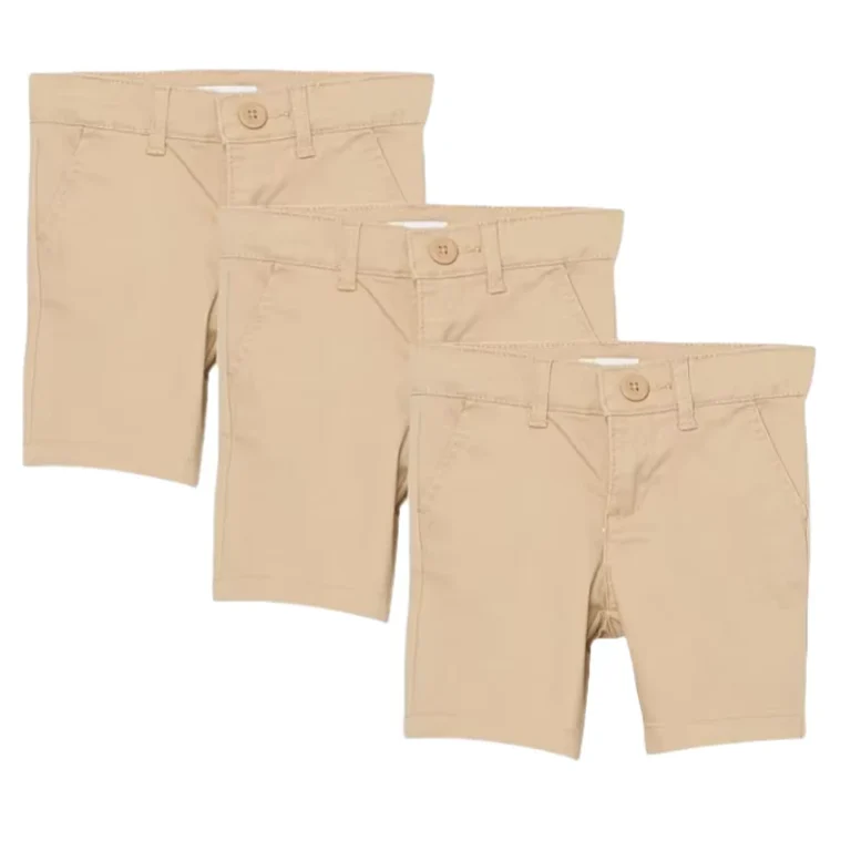 Customizable-Twill-Cotton-Spandex-Bermuda-Shorts-for-School-Uniform-Girls-Chino-Shorts-for-Children