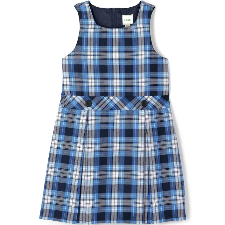 Customize-Beautiful-School-Uniform-Design-Tartant-Dress-With-Pleats-School-Pinafore-Dress-Kids-Uniform-Plaid-Jumper