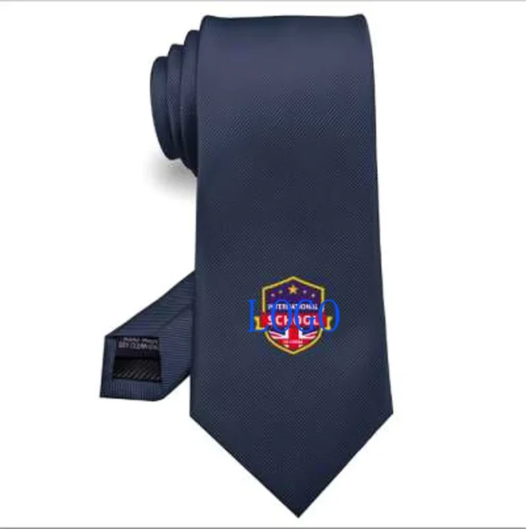 Customize-High-Quality-School-Logo-Tie-Company-Uniform-Logo-Neck-Tie-With-Different-Colors-for-Choice
