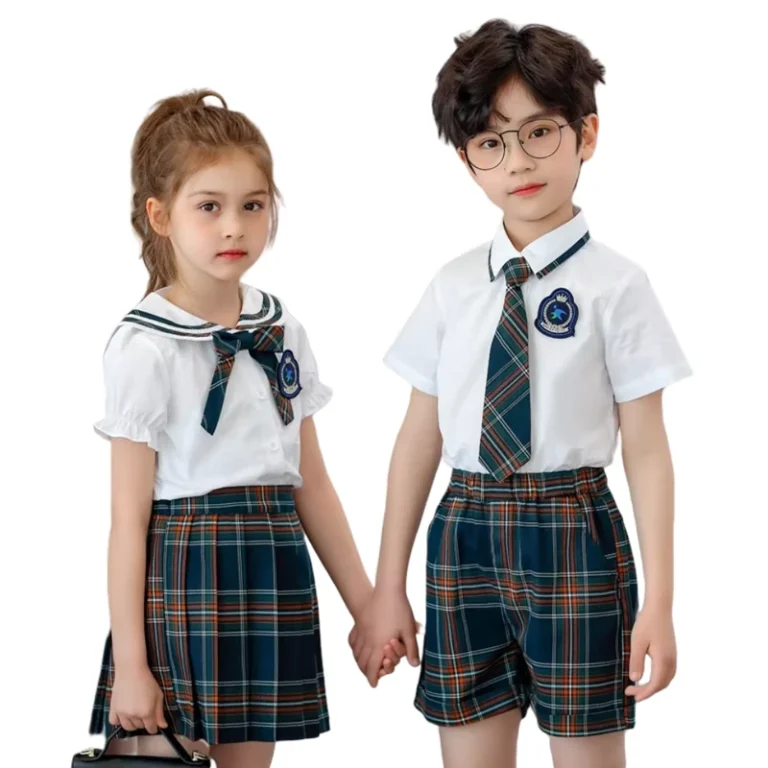 Customize-School-Uniform-Set-Single-Breasted-School-Uniforms-for-Kids