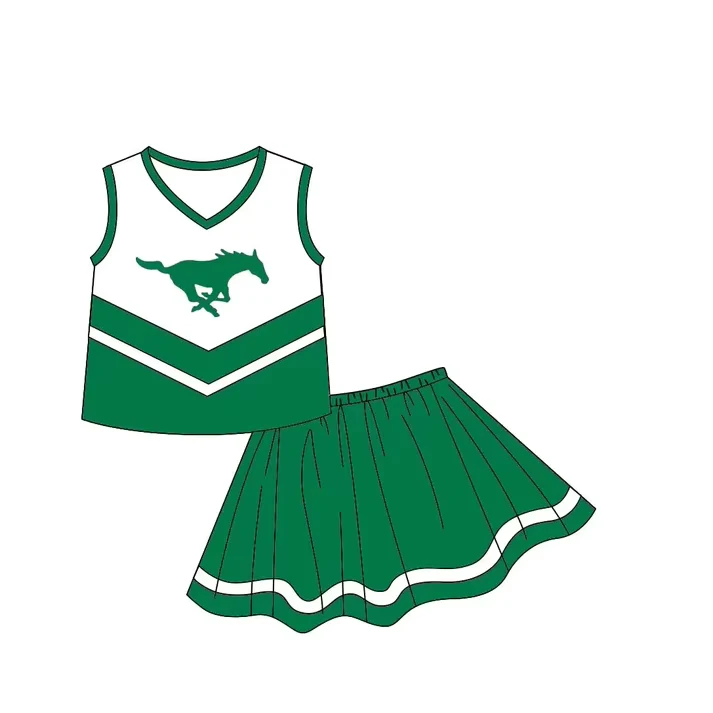 Customized-Brother-Sister-Summer-School-Uniform-Girls-Sleeveless-Top-Short-Skirt-Competition-Team-School-Uniform-Set