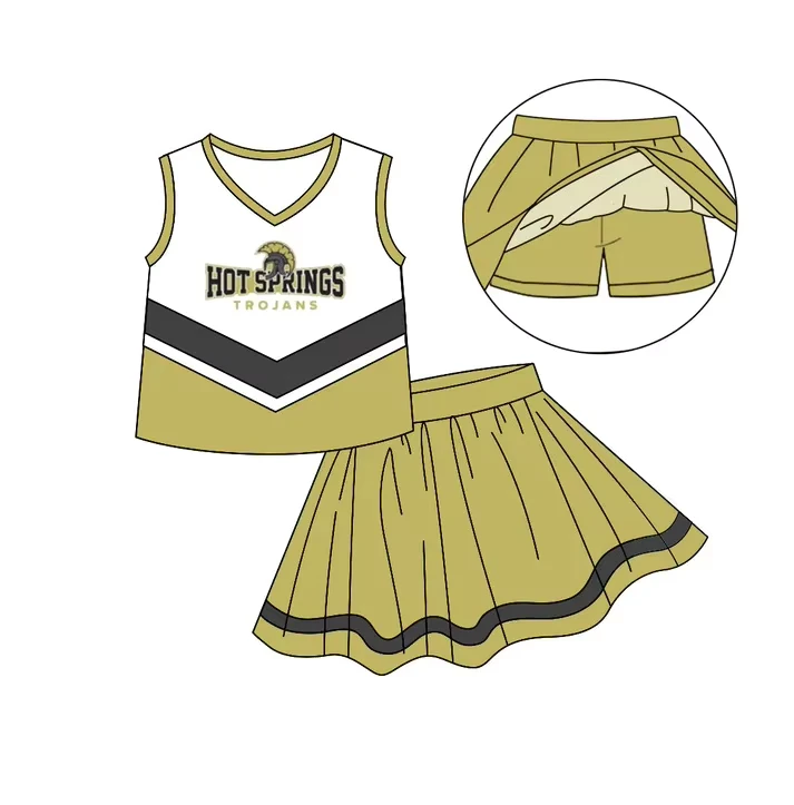 Customized-Brother-and-Sister-School-Uniform-Girls-Short-Sleeve-Top-Short-Skirt-Competition-Girls-Team-School-Uniform-Set