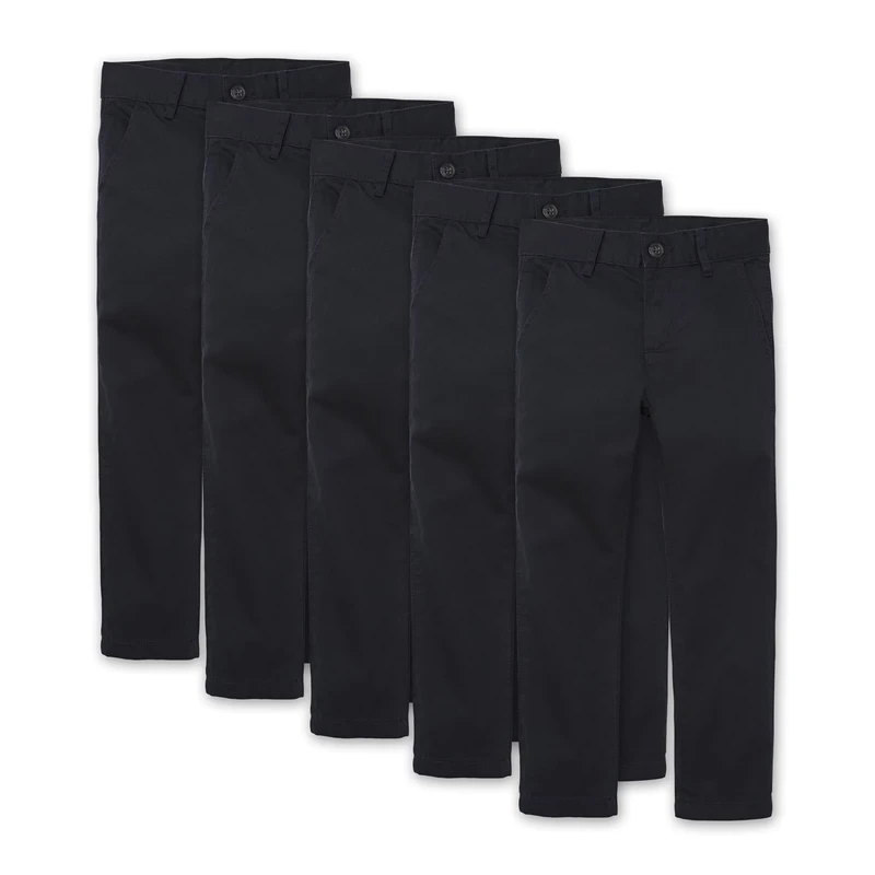 Customized-Design-Unisex-Primary-Middle-High-School-All-Color-Cotton-Polyester-School-Uniform-Pants-for-Boys-Girls