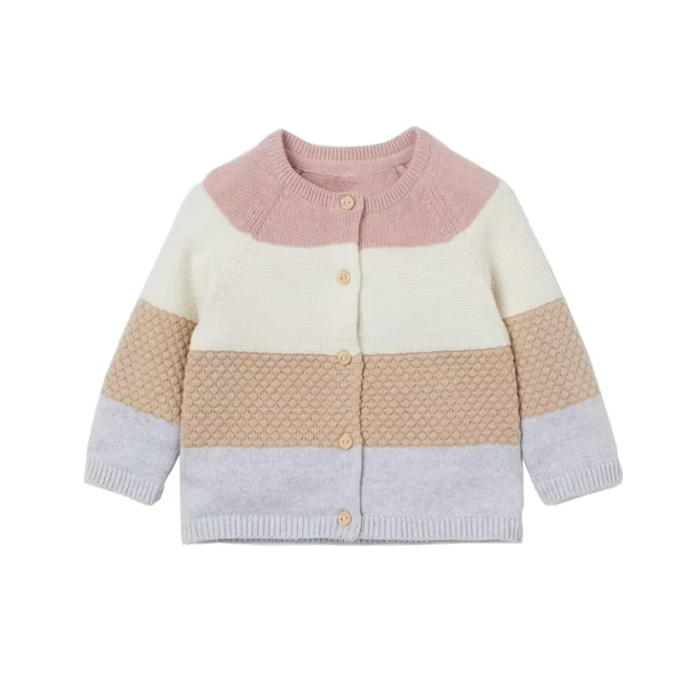 Customized-Kids-Boutique-Multi-Color-O-Neck-Sweater-Cardigan