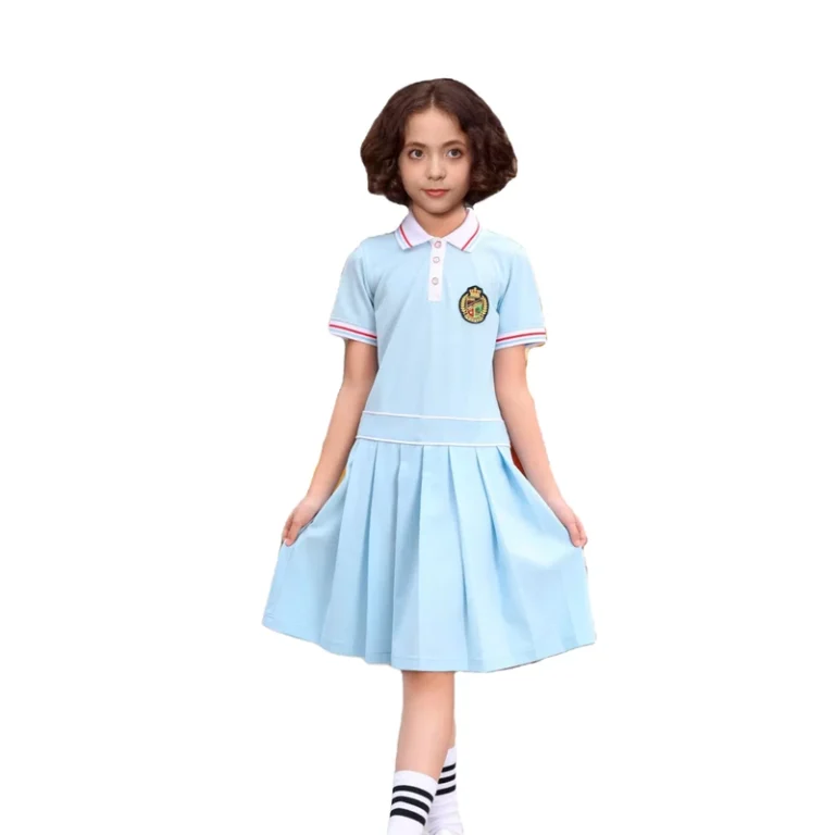 Customized-Logo-Excellent-Quality-Comfortable-School-Sports-Uniform-for-Children-Beautiful-Girls-Plain-Polo-Dress