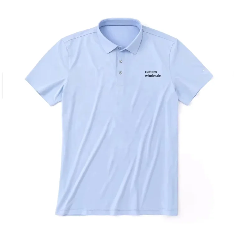 Customized-Logo-Summer-Breathable-Solid-Color-Comfortable-Classic-Style-Leisure-Regular-Fit-Cotton-Short-Sleeve-Mens-Polo-Shirt