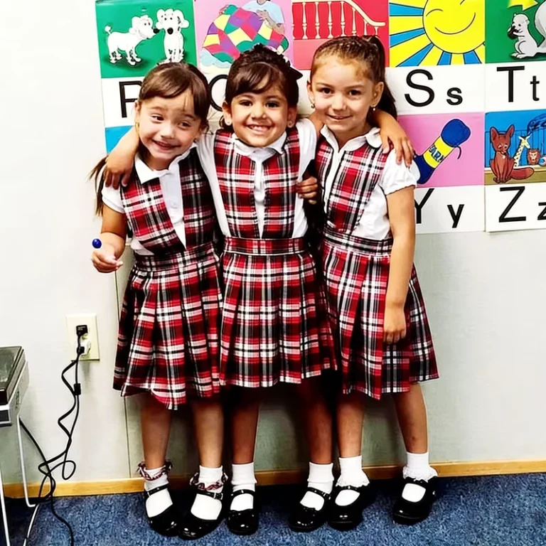 Customized-School-Girl-Tartant-Pinafore-Dress-With-Permanent-Pleat-for-School-Girls-V-Neck-Jumper