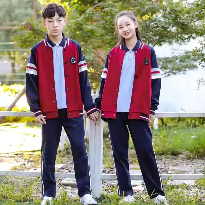 Customized-School-Uniform-Children-Boys-and-Girls-Sportswear-Jacket-Baseball-Coat-and-Pants-Uniform-Tracksuits-Outfit