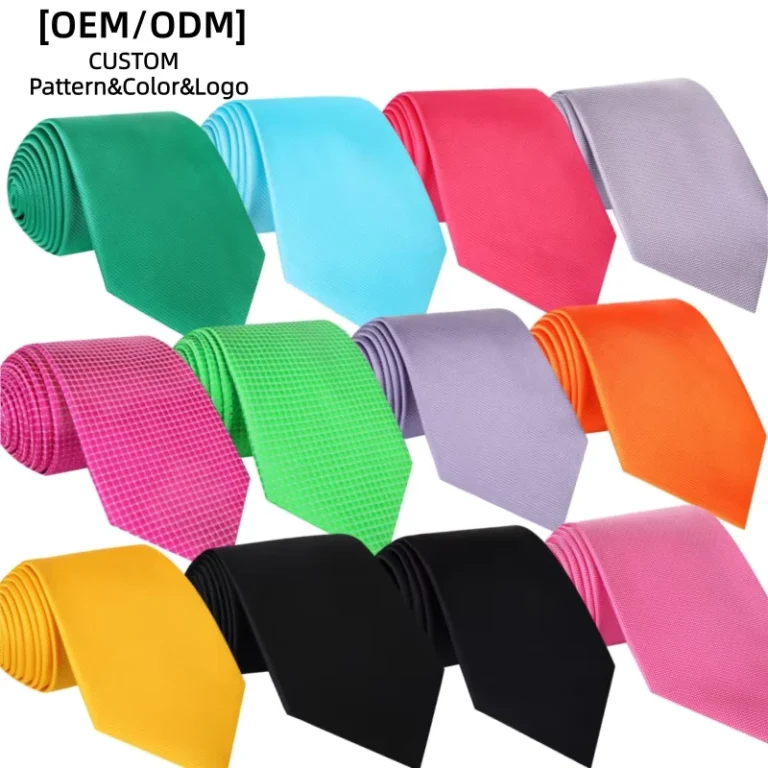 Customized-Slim-Multi-Color-Polyester-Neck-Tie-for-Men-with-Unique-Formal-Style-and-Custom-Logo
