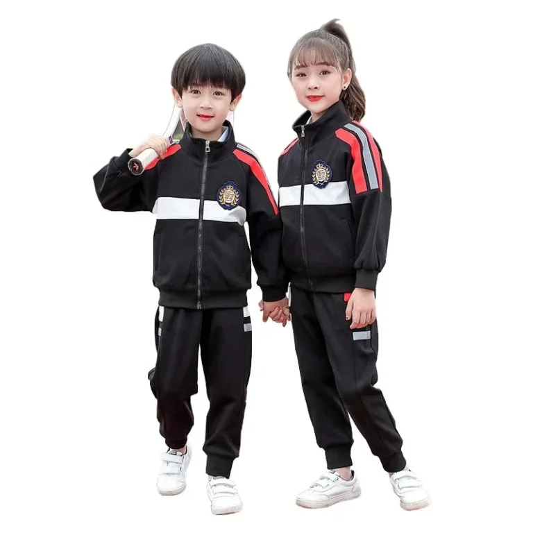 Customized-Types-of-School-Color-Blocking-School-Uniform-Tracksuit