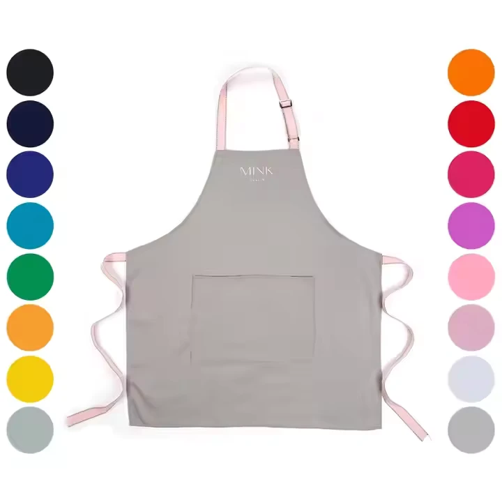 Customized-logo-Blank-Chef-Waterproof-Apron-School-Customized-Cotton-Polyester-Painting-Cooking-Work-Apron
