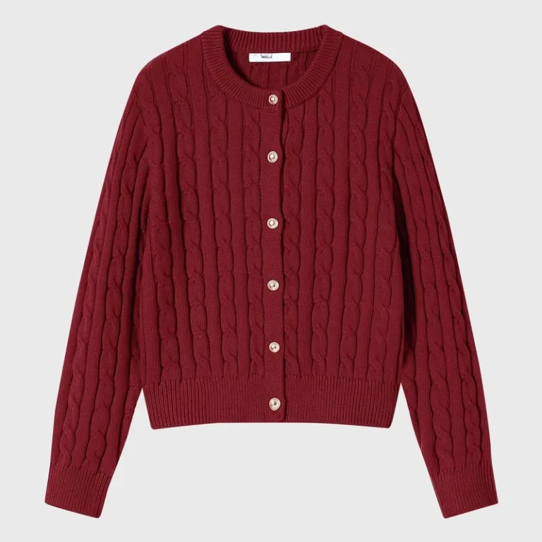 Delicately-Cute-Collegiate-Style-Premium-Feel-Classically-Retro-Women-Cardigan
