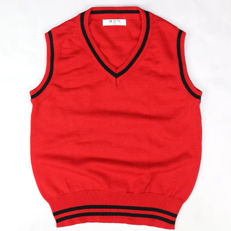Design-Custom-Red-School-Vest-Sleeveless-Cardigan-Sweater-Coat-for-School-Winter-Fall-Student-Clothing-School-Uniforms-Sweater
