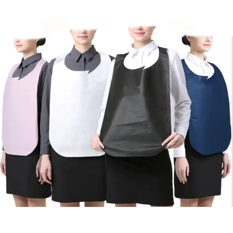 Disposable-Sleeveless-Non-Woven-Fabric-Apron-for-Kids-Kindergarten-Children-Meal-Bib