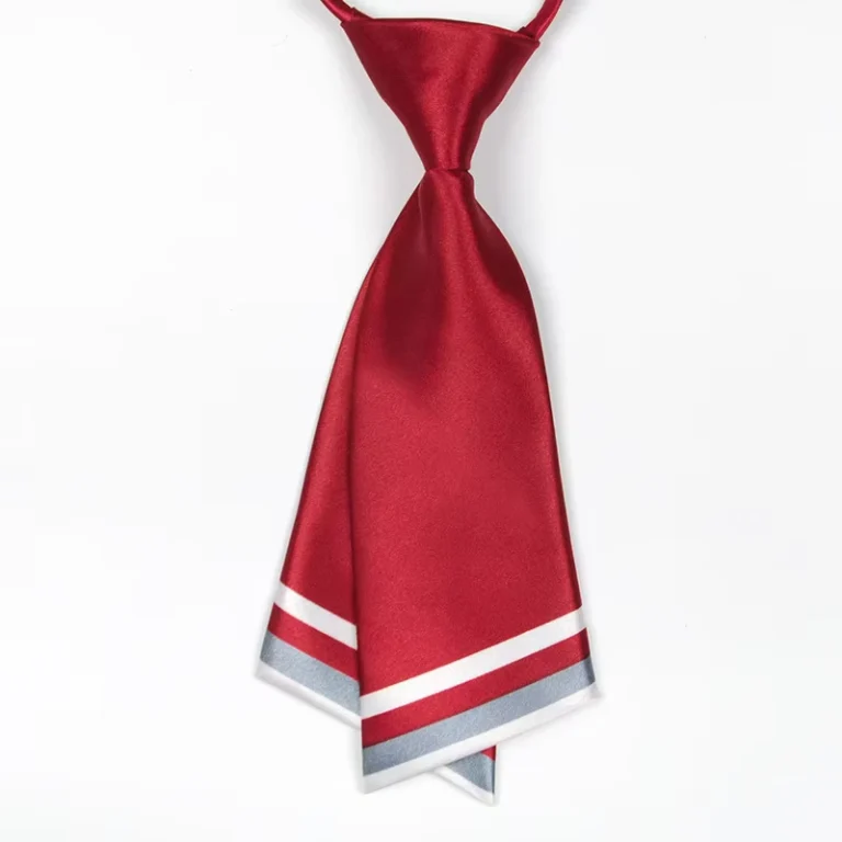 Double-Layer-Knife-Shape-Tie-for-Women-Solid-Color-Adjustable-Buckle-Neckties-Ladies-Dress-Accessories-Pre-Tied-Ties-for-Formal