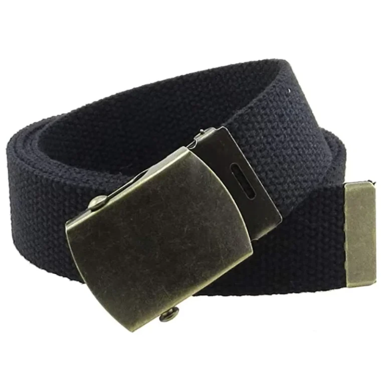 Easy-Snap-Buckle-Style-Cotton-Canvas-Web-Belt-with-Adjustable-Buckle-for-Boys-School-Uniforms