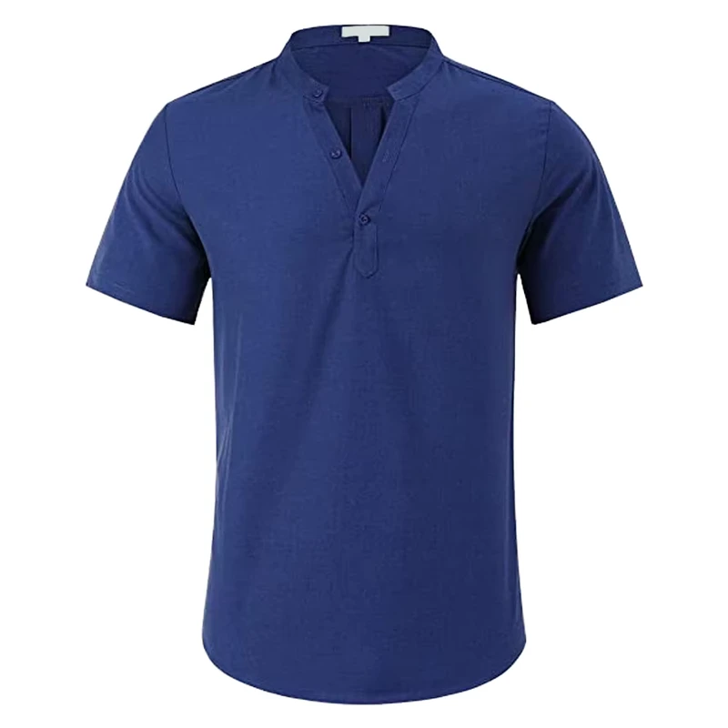 Eco-Friendly-Uniform-Polo-Shirt-Polyester-Cotton-T-shirt-200g-Print-Sports-Polo-Blank-Design-Henry-Polo-Men-Golf-Polo-Shirts