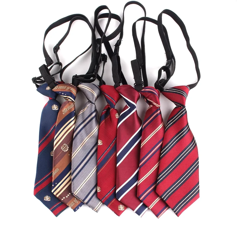 Elastic-Girls-School-Uniform-Ties-Custom-Tie-for-School-With-Logo-Adjustable-Kids-Tie-for-School-Boys