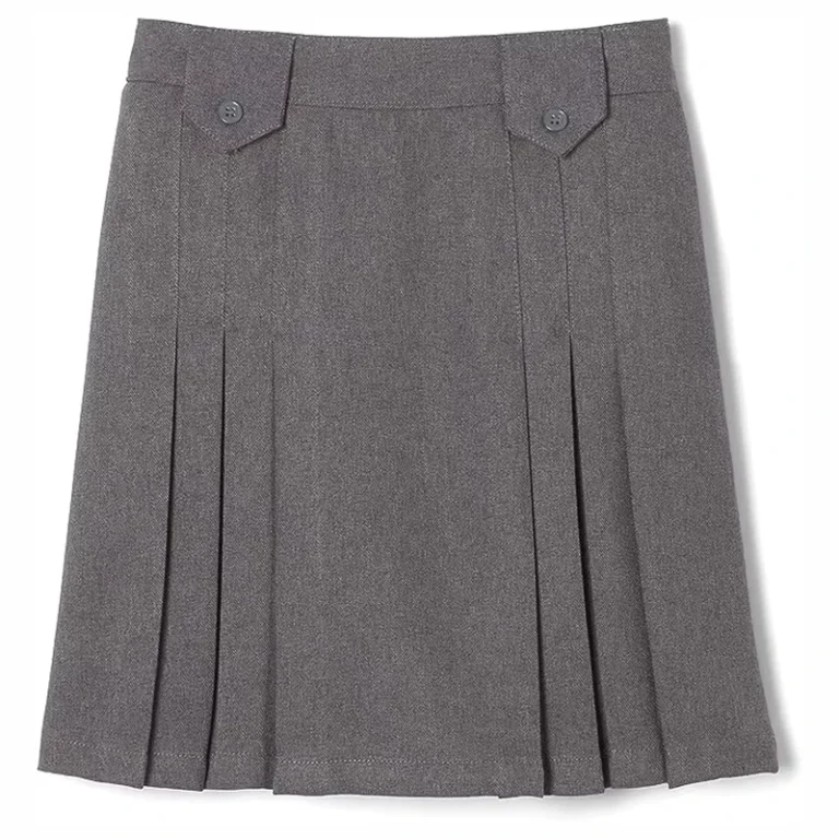 Embroidered-School-Skirt-Uniform-Girls-Knife-Pleated-Skirt