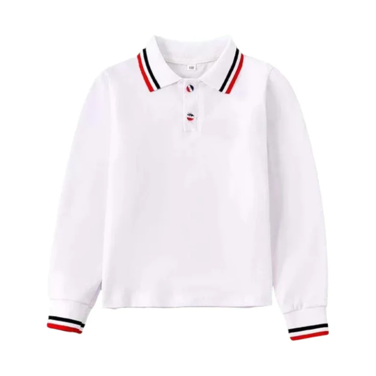 Embroidery-Print-Primary-School-Logo-Children-100-Cotton-Autumn-Unisex-School-Uniforms-Long-Sleeve-Polo-Shirts