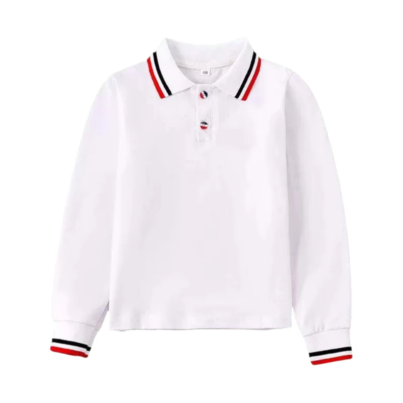 Embroidery-Print-Primary-School-Logo-Children-100-Cotton-Autumn-Unisex-School-Uniforms-Long-Sleeve-Polo-Shirts
