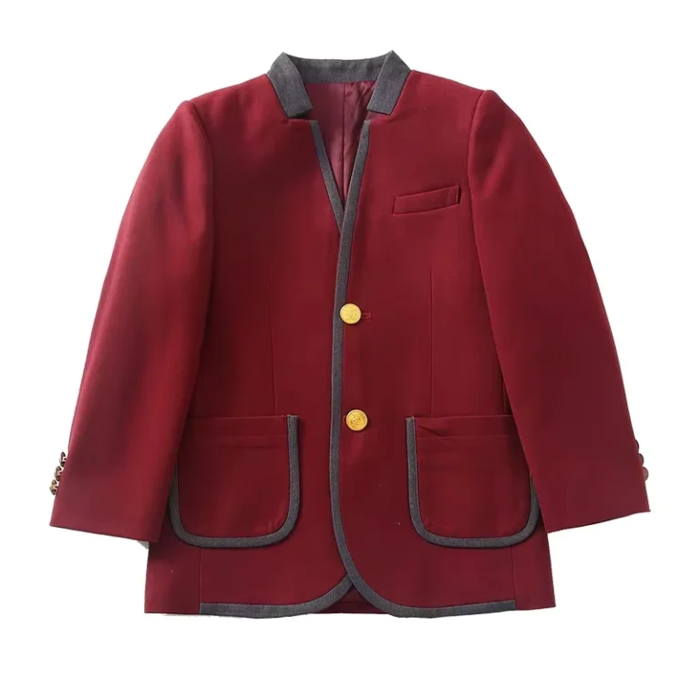 European-Style-Design-Primary-Kindergarten-School-Blazer-Custom-Burgundy-Color-High-Middle-Student-School-Uniform-Set
