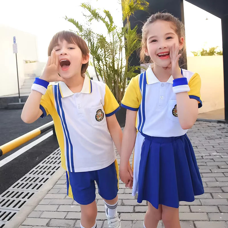 Excellent-Quality-Three-color-Spliced-Sports-Suits-for-Kindergarten-and-Primary-School-Uniforms