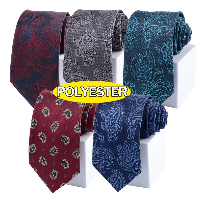 Exquisite-Workmanship-OEM-ODM-100-Polyester-Necktie-Paisley-Pattern-Neck-Ties-for-Men