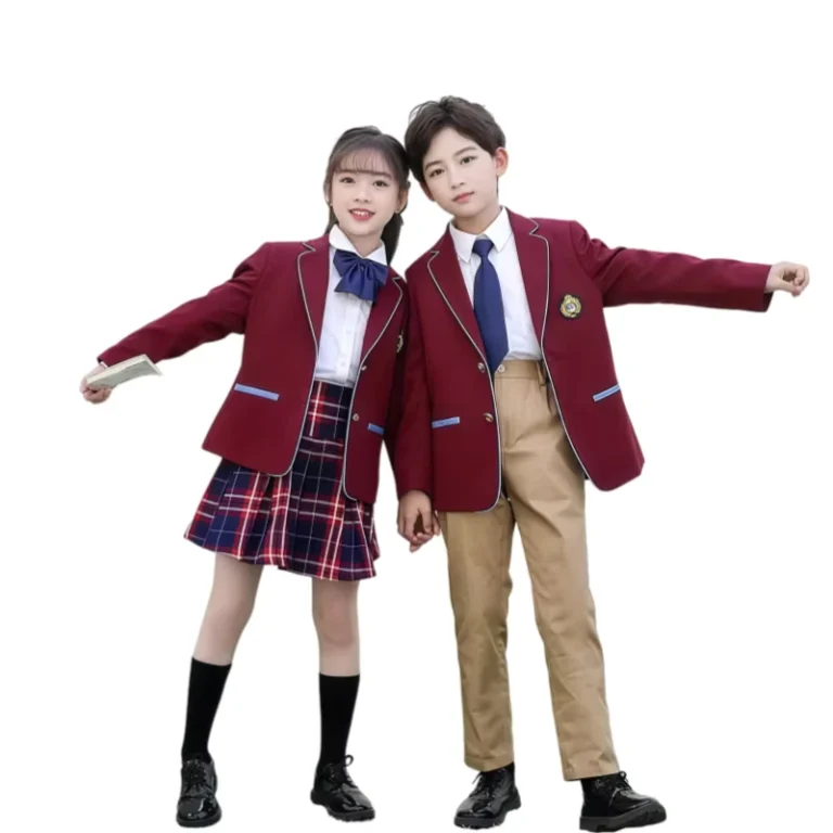 FUYI-British-Style-Custom-School-Uniform-Boys-and-Girls-School-Uniform-Customize-Unisex-Blazer-Suit-for-Primary-Children