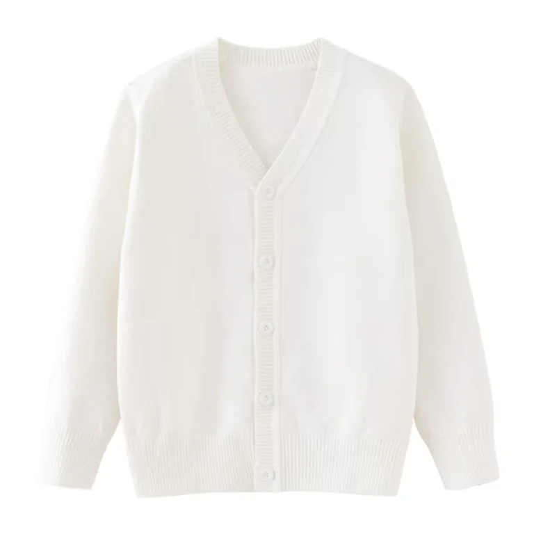 FUYI-New-Model-Girls-and-Boys-Childrens-Long-Sleeve-Cardigan-Big-Size-School-Uniform-Tops-Knitted-Sweaters