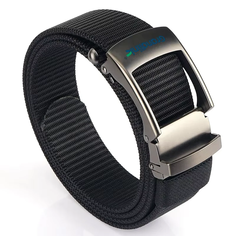 Fabric-Belts-Custom-Logo-3.4cm-Nylon-Ratchet-Belt-Golf-Work-Belts-with-Automatic-Slide-Buckle