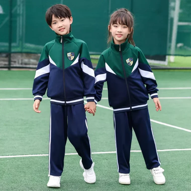 Factory-Boys-Girls-Student-Sports-Uniform-Set-Childrens-Kindergarten-Elementary-School-Uniform