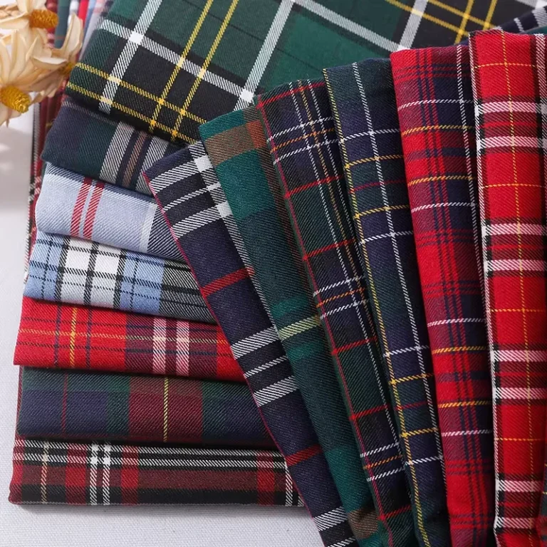 Factory-Custom-British-Style-Scottish-Plaid-TC-Woven-Double-Sided-Twill-Yarn-Dyed-Plaid-School-Uniform-Skirt-Fabric