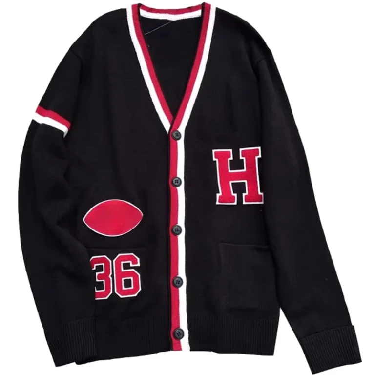 Factory-Custom-Embossed-Patches-Letterman-Baseball-Knit-Coat-100-Cotton-Stripes-Sweater-Unisex-Cardigan-School