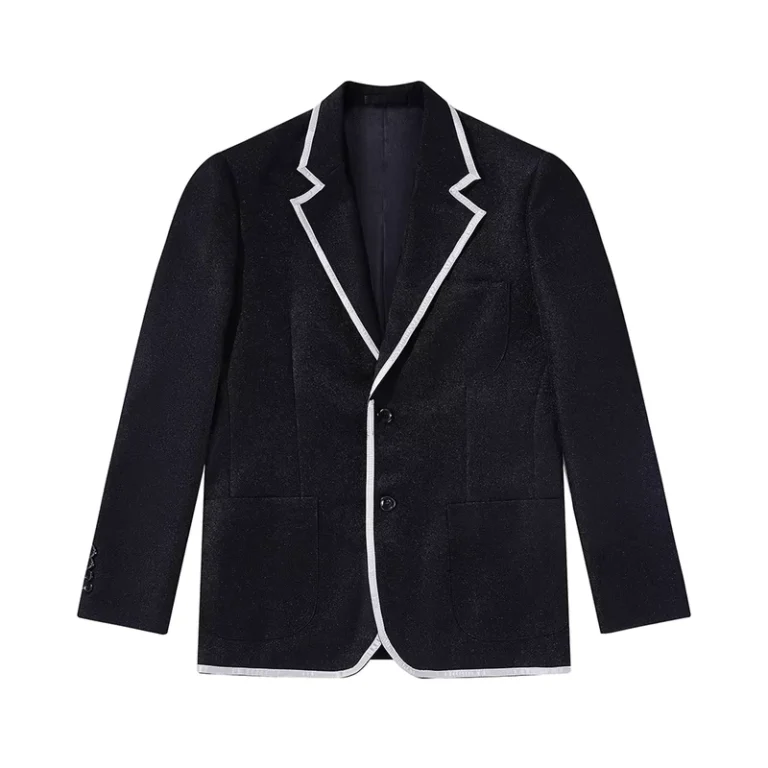 Factory-Custom-Logo-OEM-ODM-Boys-Girls-Fitted-Blazers-With-Trim-Badged-Blazer-Dark-Blue-Jacket-School-Uniform-for-Student