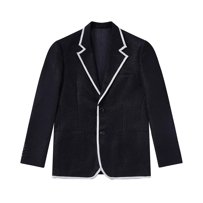 Factory-Custom-Logo-OEM-ODM-Boys-Girls-Fitted-Blazers-With-Trim-Badged-Blazer-Dark-Blue-Jacket-School-Uniform-for-Student